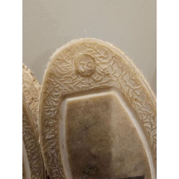 Paloma Barcelo Glitter Espadrilles Size 39 - Picture 9 of 9